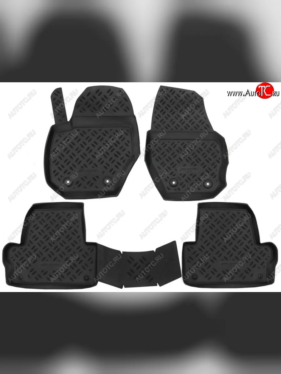 Коврики в салон Aileron 4 шт. (полиуретан) Volvo S60 FS седан дорестайлинг (2010-2013)  в Керчи Республика Крым