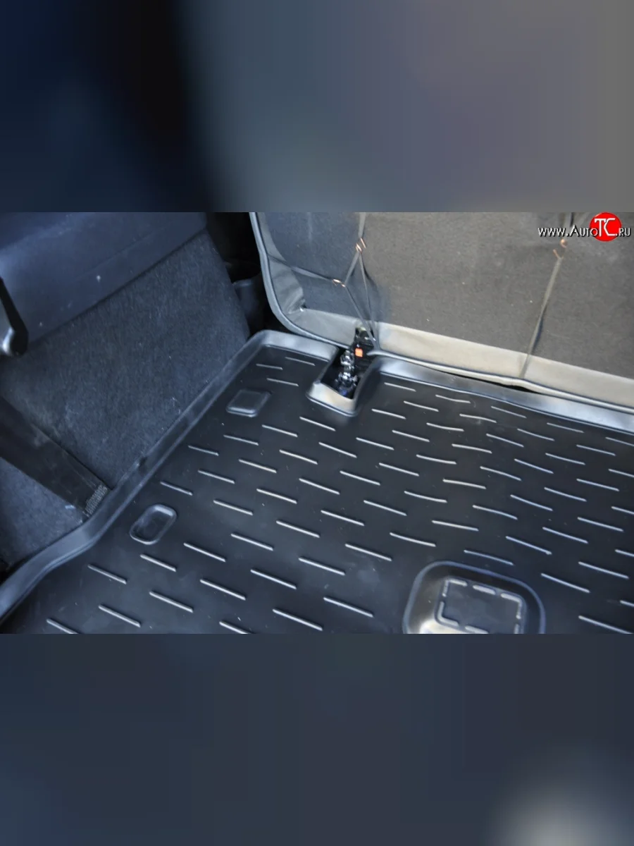 Коврик в багажник (7 мест, длинный) Aileron (полиуретан) Лада ВАЗ Ларгус дорестайлинг R90 (2012-2021)  в Керчи Республика Крым