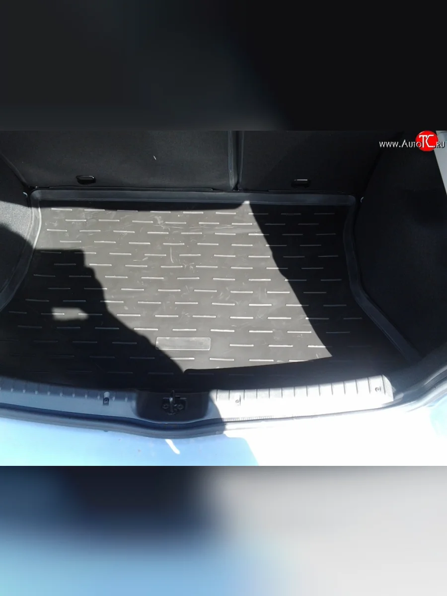 Коврик в багажник (хетчбек) Aileron (полиуретан) Datsun mi-DO хэтчбэк (2014-2021)  в Самаре Самарской области