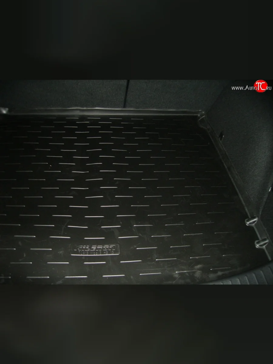 Коврик в багажник (1 карман) Aileron (полиуретан) Mazda 3/Axela BM дорестайлинг, хэтчбэк (2013-2016)  в Перми Пермском крае