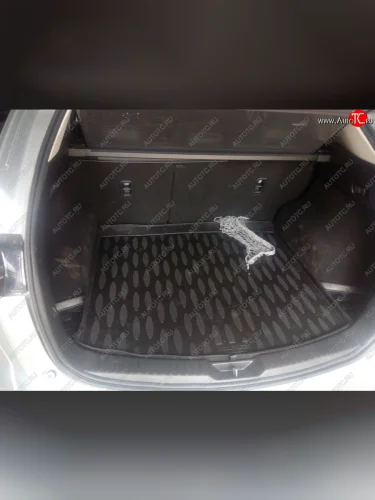 Коврик в багажник (2 кармана) Aileron (полиуретан) Mazda CX-5 KE дорестайлинг (2011-2014)