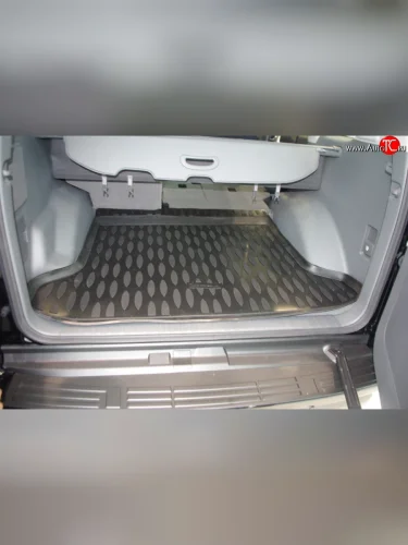 Коврик в багажник (5 мест) Aileron (полиуретан) Toyota Land Cruiser Prado J150 дорестайлинг (2009-2013)