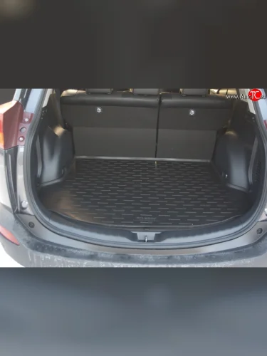 Коврик в багажник (докатка, ровный пол) Aileron (полиуретан) Toyota RAV4 XA40 5 дв. дорестайлинг (2012-2015)