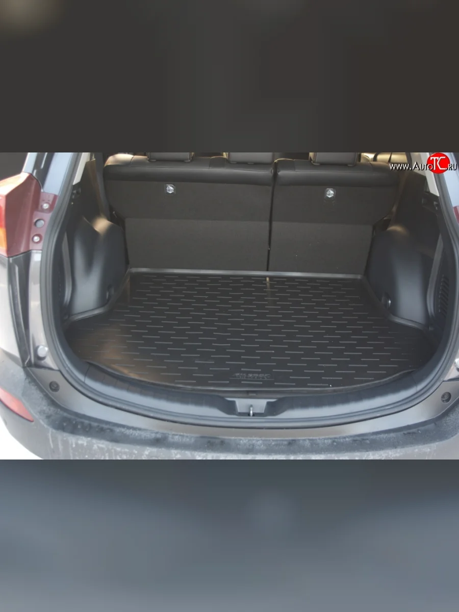Коврик в багажник (докатка, ровный пол) Aileron (полиуретан) Toyota RAV4 XA40 5 дв. дорестайлинг (2012-2015)  в Перми Пермском крае