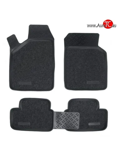 Комплект ковриков в салон Aileron 4 шт. (полиуретан, покрытие Soft) Лада ВАЗ 2113 (2004-2013)