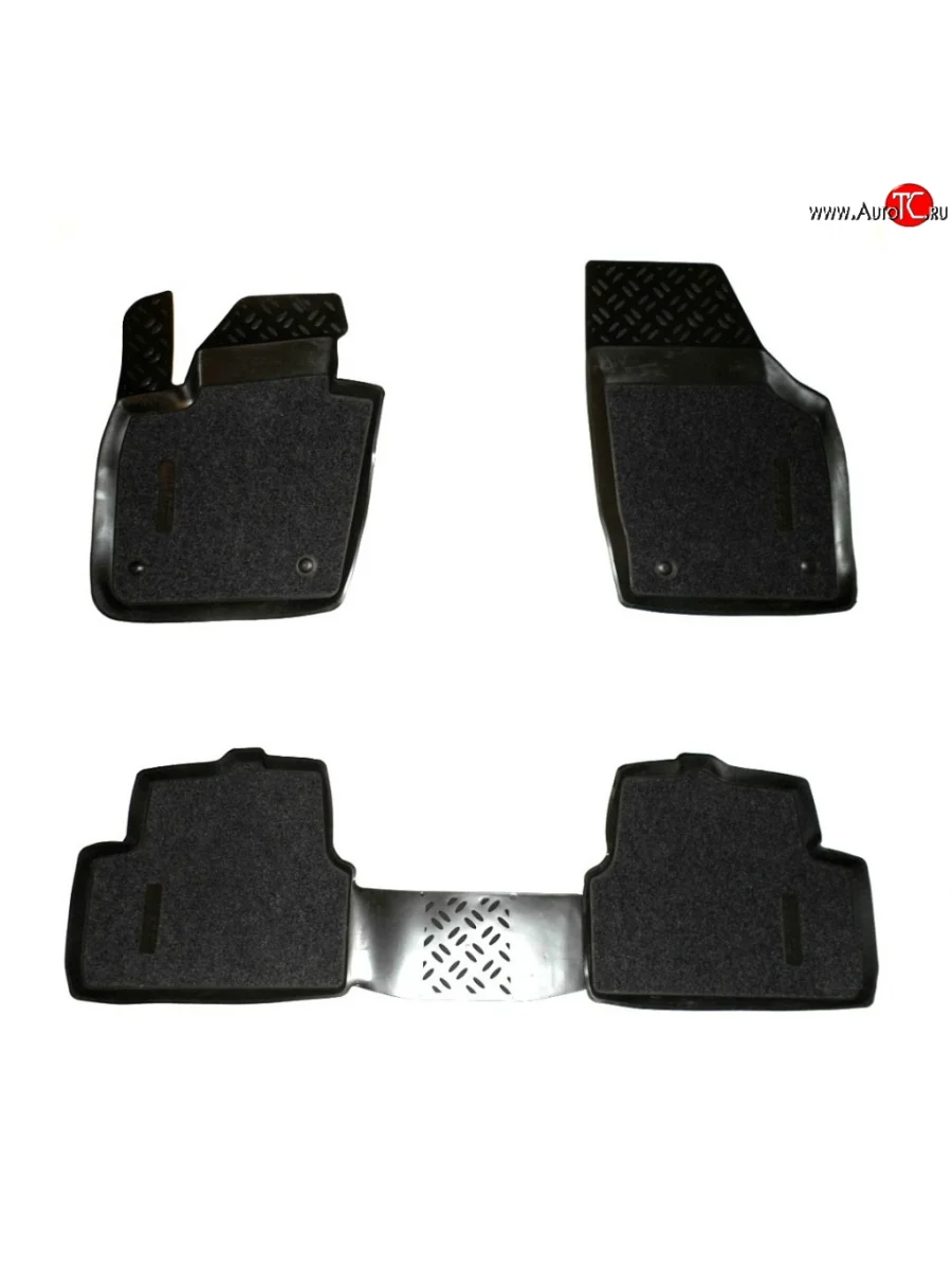 Комплект ковриков в салон Aileron 4 шт. (полиуретан, покрытие Soft) Audi Q3 8U дорестайлинг (2011-2015)  в Керчи Республика Крым