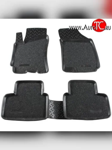 Комплект ковриков в салон Aileron 4 шт. (полиуретан, покрытие Soft) Daewoo Lanos T100 хэтчбэк 5 дв. дорестайлинг (1997-2002)