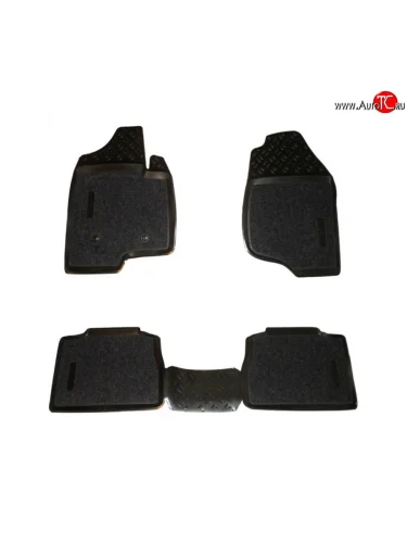 Комплект ковриков в салон Aileron 4 шт. (полиуретан, покрытие Soft) Chevrolet Tahoe GMT900 5 дв. (2006-2013)