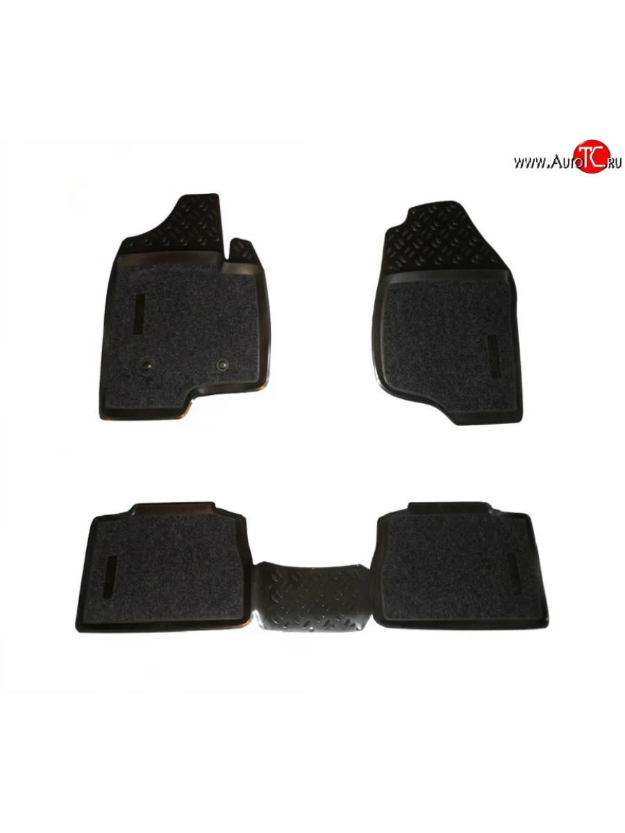 Комплект ковриков в салон Aileron 4 шт. (полиуретан, покрытие Soft) Chevrolet Tahoe GMT900 5 дв. (2006-2013)  в Керчи Республика Крым