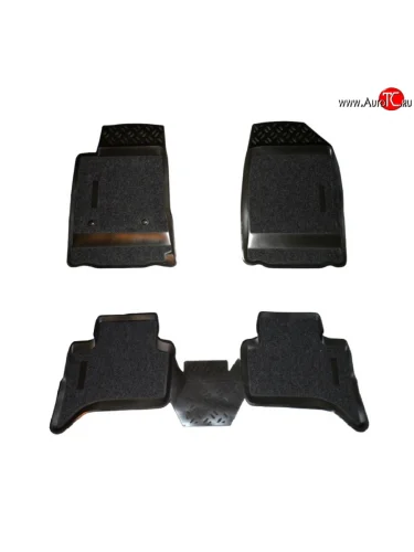 Комплект ковриков в салон Aileron 4 шт. (полиуретан, покрытие Soft) Chevrolet Trailblazer GM800 дорестайлинг (2012-2016)