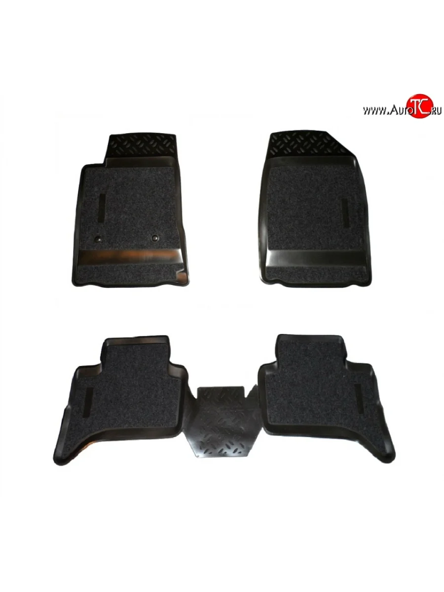 Комплект ковриков в салон Aileron 4 шт. (полиуретан, покрытие Soft) Chevrolet Trailblazer GM800 дорестайлинг (2012-2016)  в Перми Пермском крае