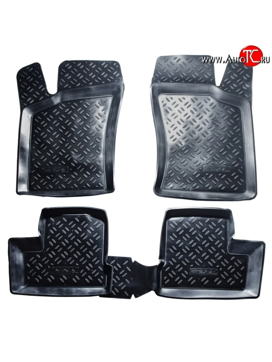 Комплект ковриков в салон Aileron 4 шт. (полиуретан) Daewoo Nexia дорестайлинг (1995-2008)  в Перми Пермском крае