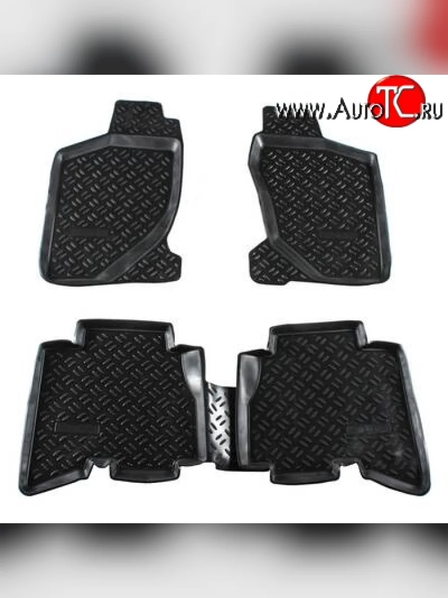 Комплект ковриков в салон Aileron 4 шт. (полиуретан, покрытие Soft) Great Wall Hover H5 (2010-2017)  с доставкой в г. Керчь