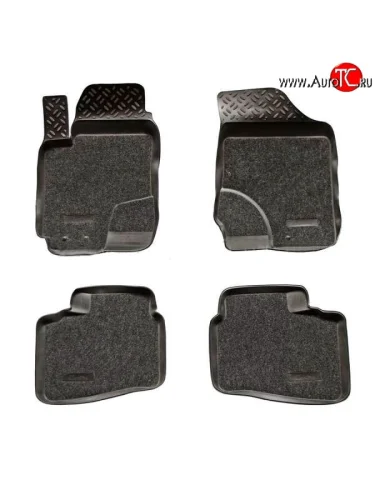 Комплект ковриков в салон Aileron 4 шт. (полиуретан, покрытие Soft) Hyundai Elantra HD (2006-2011)