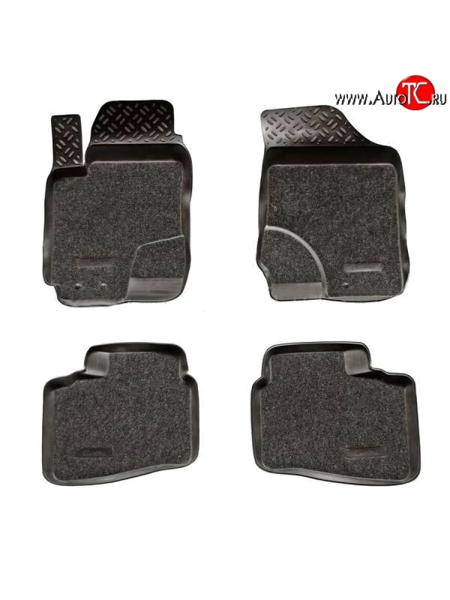 Комплект ковриков в салон Aileron 4 шт. (полиуретан, покрытие Soft)  Hyundai Elantra (2006-2011) HD  в Керчи Республика Крым