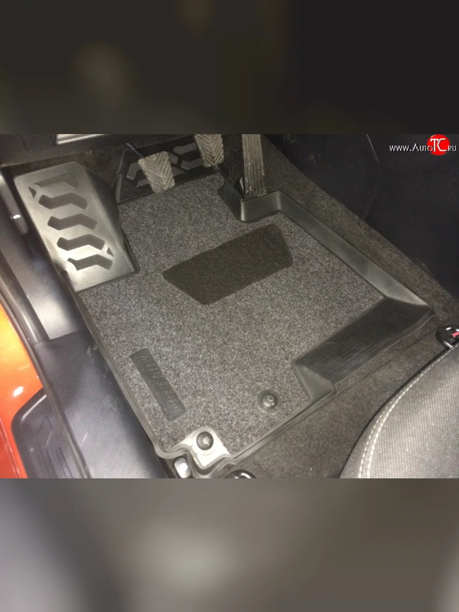 Комплект ковриков в салон Aileron 4 шт. (полиуретан, покрытие Soft) Hyundai IX35 LM дорестайлинг (2009-2013)  в Перми Пермском крае