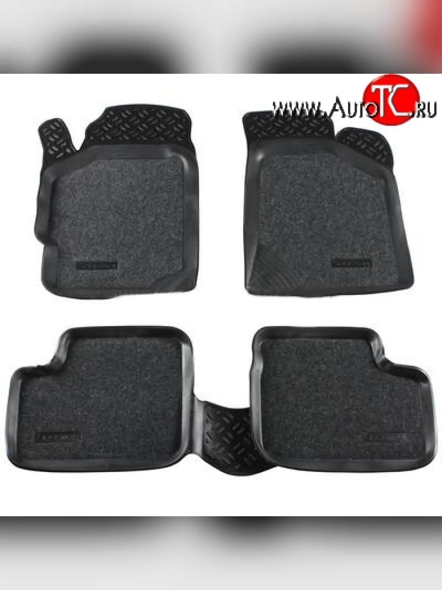 Комплект ковриков в салон Aileron 4 шт. (полиуретан, покрытие Soft) KIA Spectra (2000-2009)  в Самаре Самарской области
