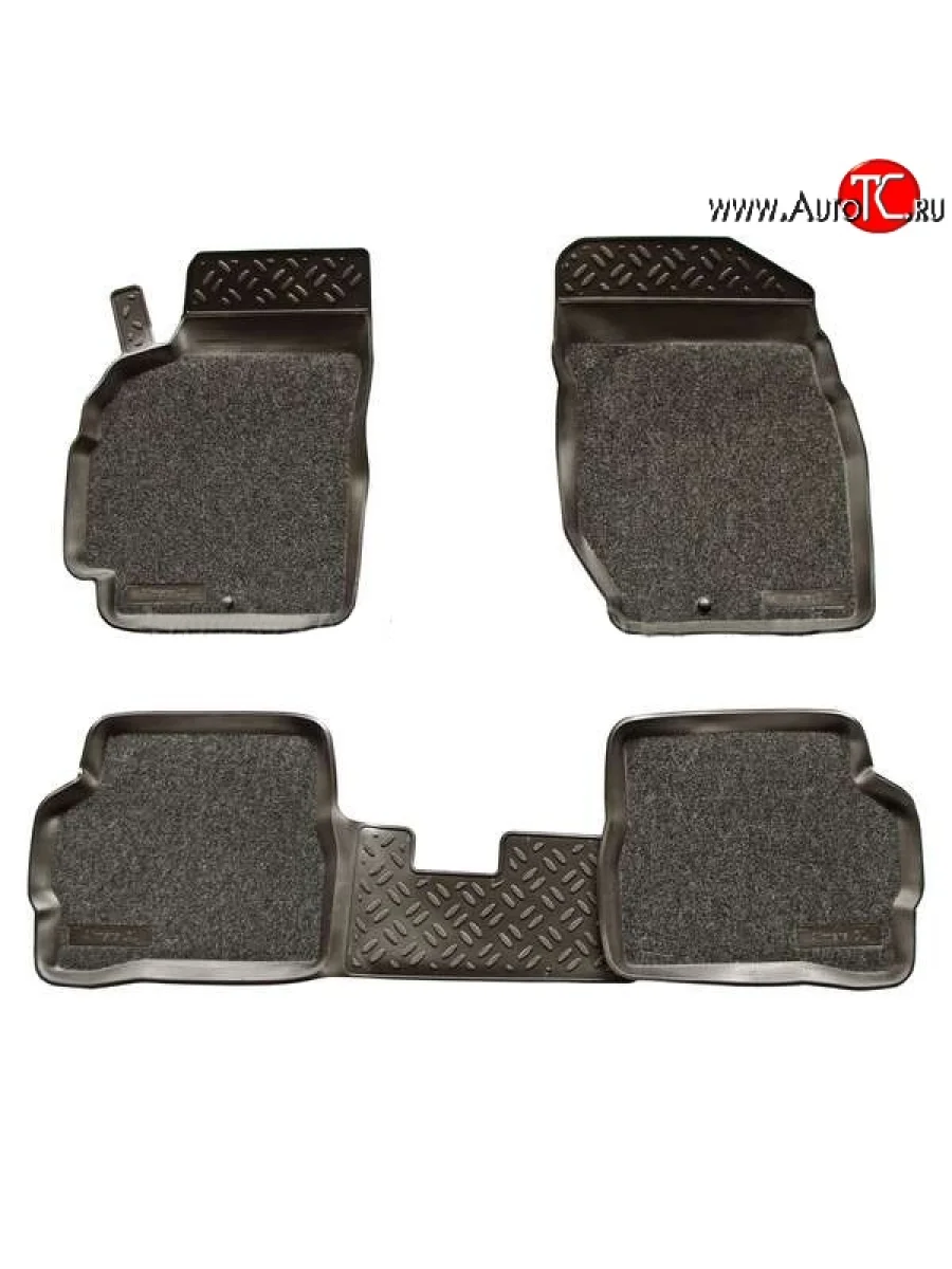 Комплект ковриков в салон Aileron 4 шт. (полиуретан, покрытие Soft) Nissan Almera Classic B10 седан (2006-2013)  в Перми Пермском крае