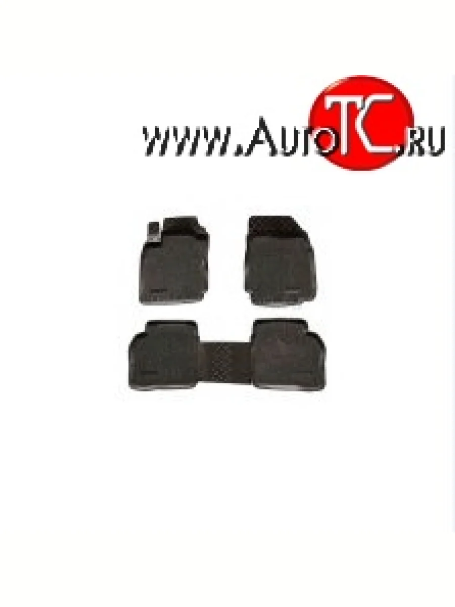 Комплект ковриков в салон Aileron 4 шт. (полиуретан, покрытие Soft) Nissan Note 1 E11 дорестайлинг (2004-2008)  с доставкой в г. Керчь