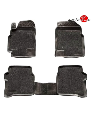 Комплект ковриков в салон Aileron 4 шт. (полиуретан, покрытие Soft) Nissan Primera 3 P12 седан (2001-2008)