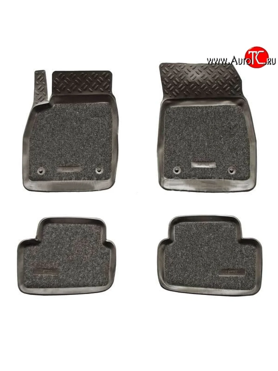 Комплект ковриков в салон Aileron 4 шт. (полиуретан, покрытие Soft) Opel Astra J хэтчбек 5 дв.  рестайлинг (2012-2017)  в Перми Пермском крае