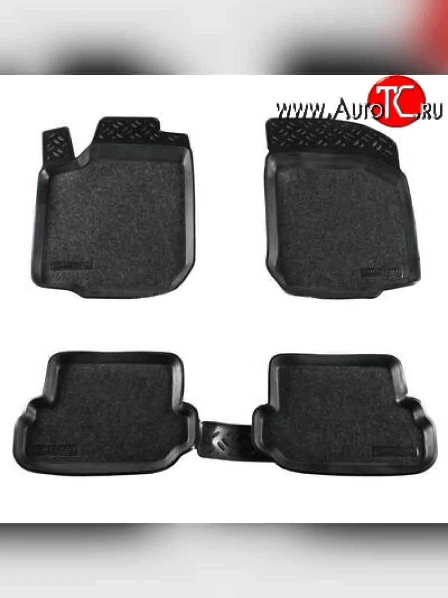 Комплект ковриков в салон Aileron 4 шт. (полиуретан, покрытие Soft) Skoda Octavia Tour A4 1U5 универсал дорестайлинг (1996-2000)  в Керчи Республика Крым