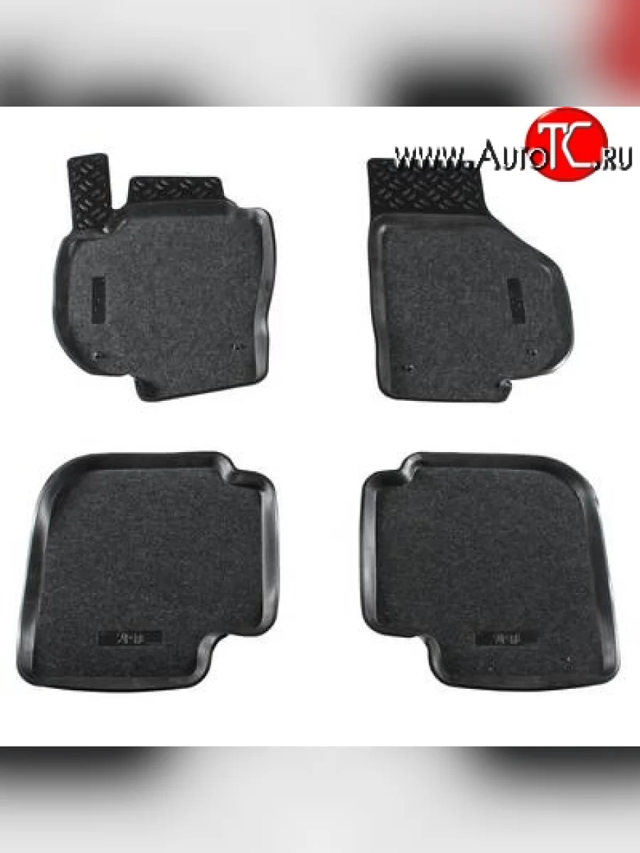 Комплект ковриков в салон Aileron 4 шт. (полиуретан, покрытие Soft) Skoda Superb B6 (3T5) универсал доресталийнг (2009-2013)  с доставкой в г. Пермь