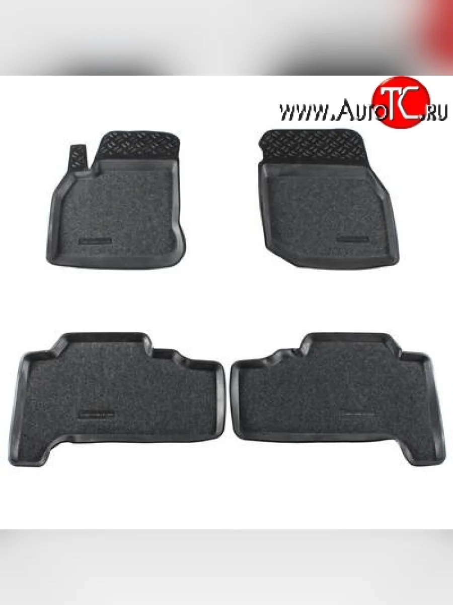 Комплект ковриков в салон Aileron 4 шт. (полиуретан, покрытие Soft) Toyota Land Cruiser 10 100 дорестайлинг (1998-2002)  в Керчи Республика Крым