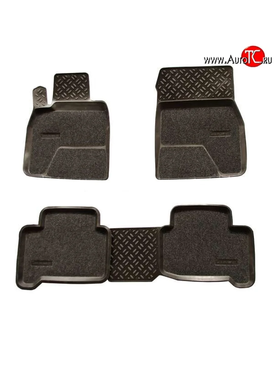 Комплект ковриков в салон Aileron 4 шт. (полиуретан, покрытие Soft) Toyota Land Cruiser 200 2-ой рестайлинг (2015-2021)  в Керчи Республика Крым