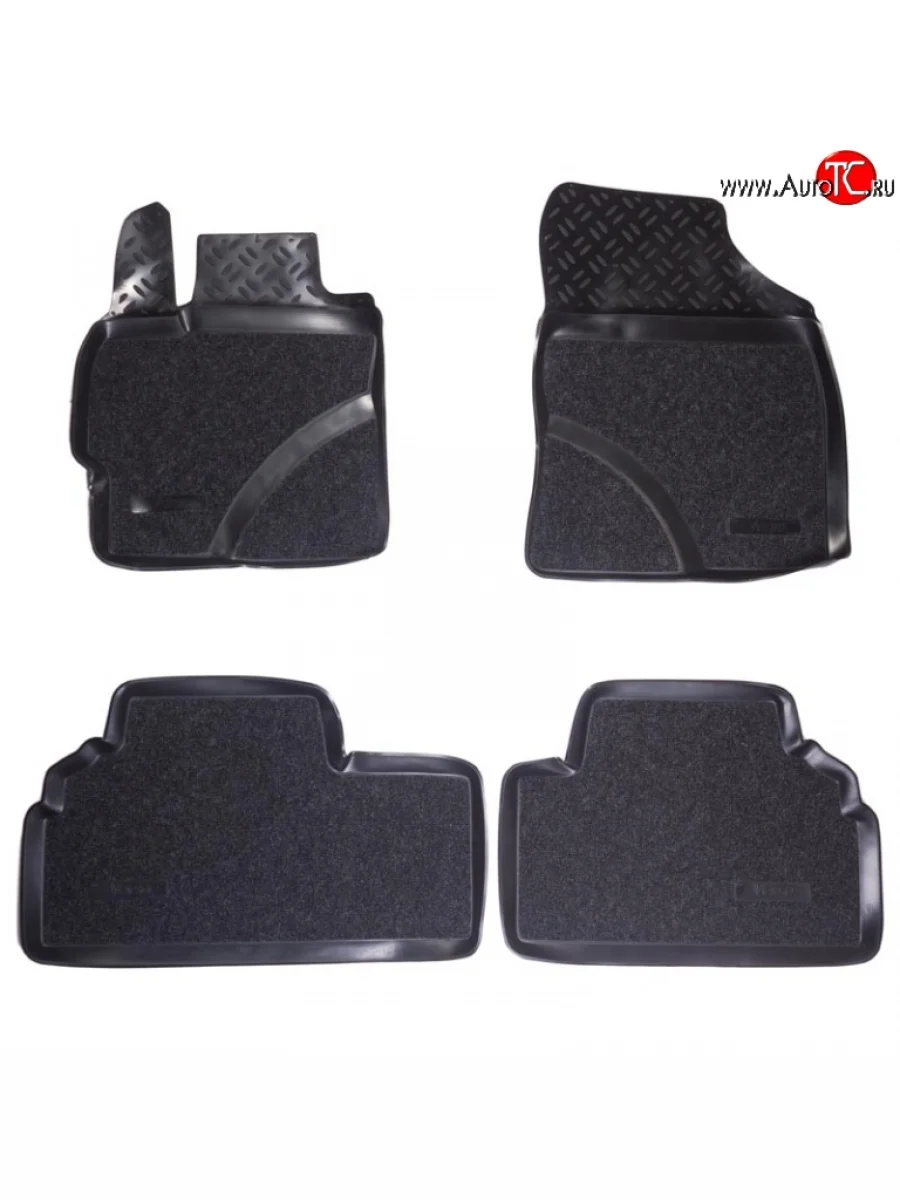Коврики в салон Aileron 4 шт. (полиуретан)  Toyota Verso (2009-2012) R20  в Керчи Республика Крым