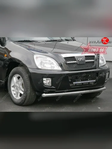 Защита переднего бампера одинарная Souz-96 (d60) Chery Tiggo T11 дорестайлинг (2005-2013)