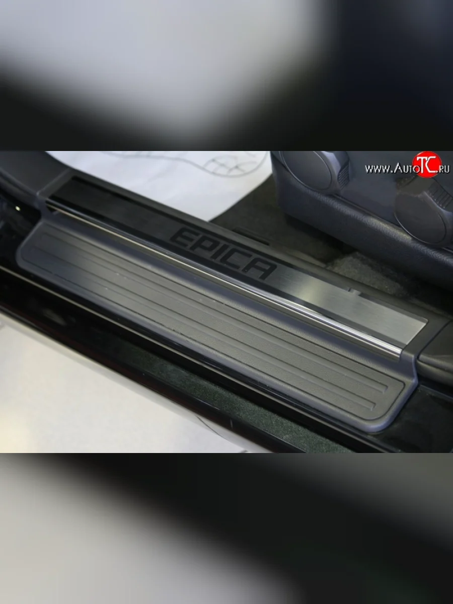 Комплект накладок на порожки автомобиля Novline  Chevrolet Epica (2006-2012) V250  в Керчи Республика Крым