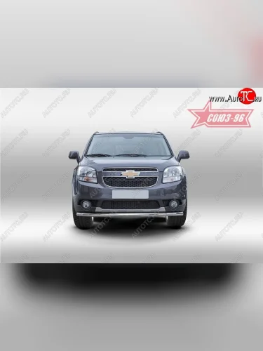 Защита переднего бампера одинарная Souz-96 (d60) Chevrolet Orlando (2011-2018)