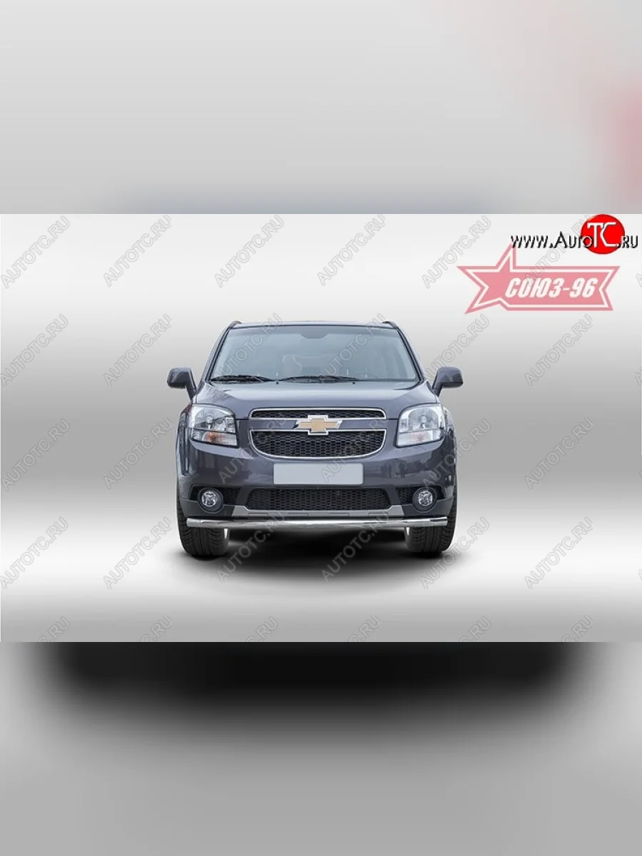 Защита переднего бампера одинарная Souz-96 (d60) Chevrolet Orlando (2011-2018)  в Керчи Республика Крым