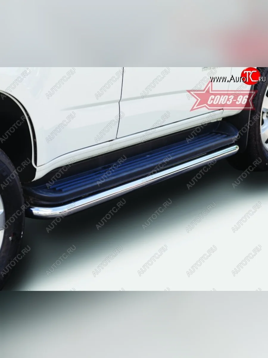 Защита штатных порогов Souz-96 (d60)  Chevrolet Trailblazer (2012-2016) GM800  в Самаре Самарской области