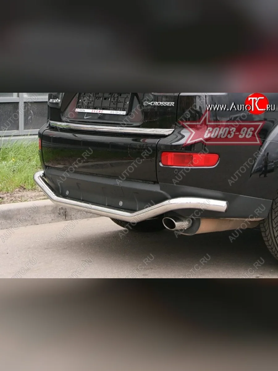 Защита заднего бампера Souz-96 (d60) CITROEN C-crosser (2007-2012)  в Керчи Республика Крым