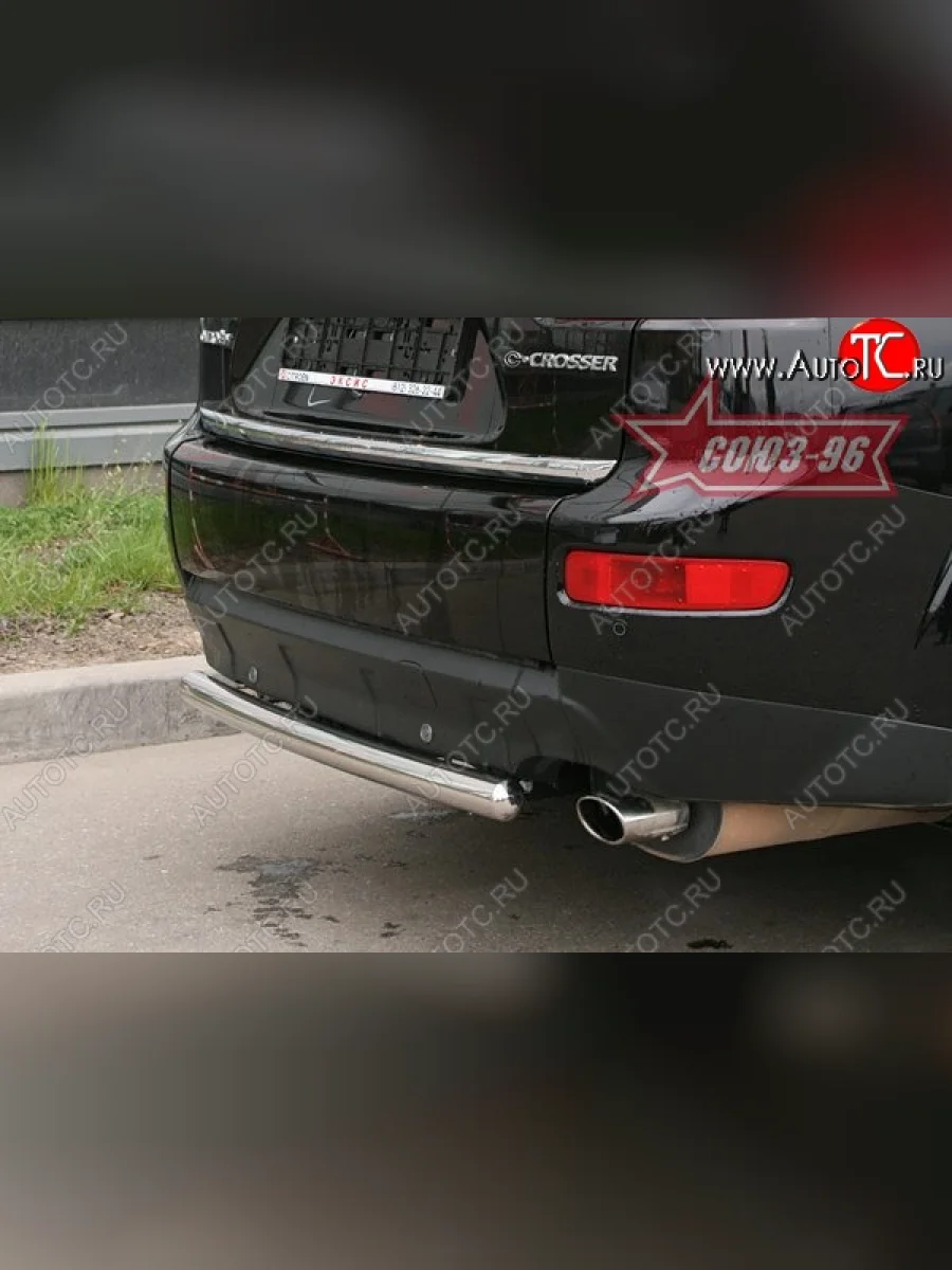 Защита заднего бампера Souz-96 (d60) CITROEN C-crosser (2007-2012)  в Керчи Республика Крым