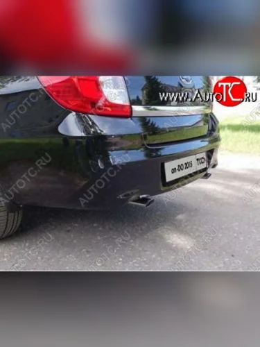 Декоративная насадка на выхлопную трубу Souz-96 Datsun on-DO седан дорестайлинг (2014-2019)