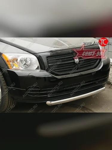 Защита переднего бампера одинарная Souz-96 (d60) Dodge Caliber (2006-2012)