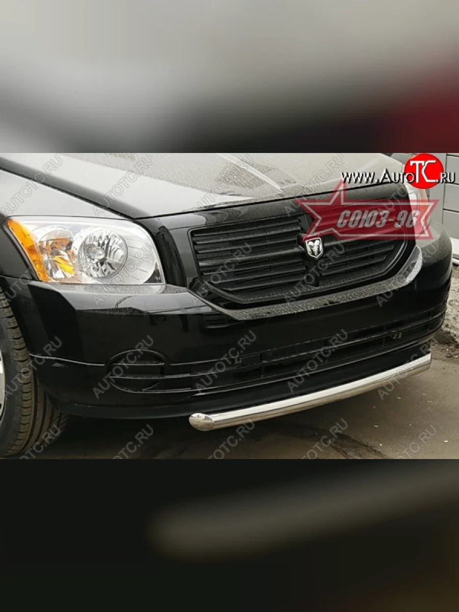 Защита переднего бампера одинарная Souz-96 (d60)  Dodge Caliber (2006-2012)  в Керчи Республика Крым
