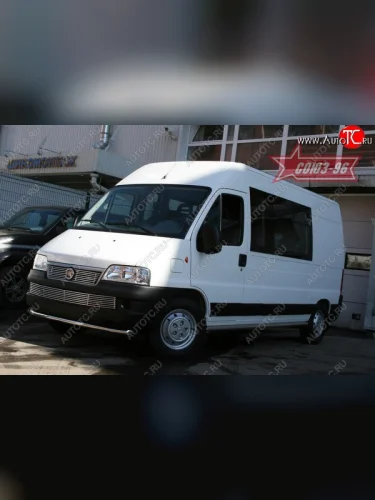 Защита переднего бампера одинарная Souz-96 (d60) Fiat Ducato  250 (2006-2014)