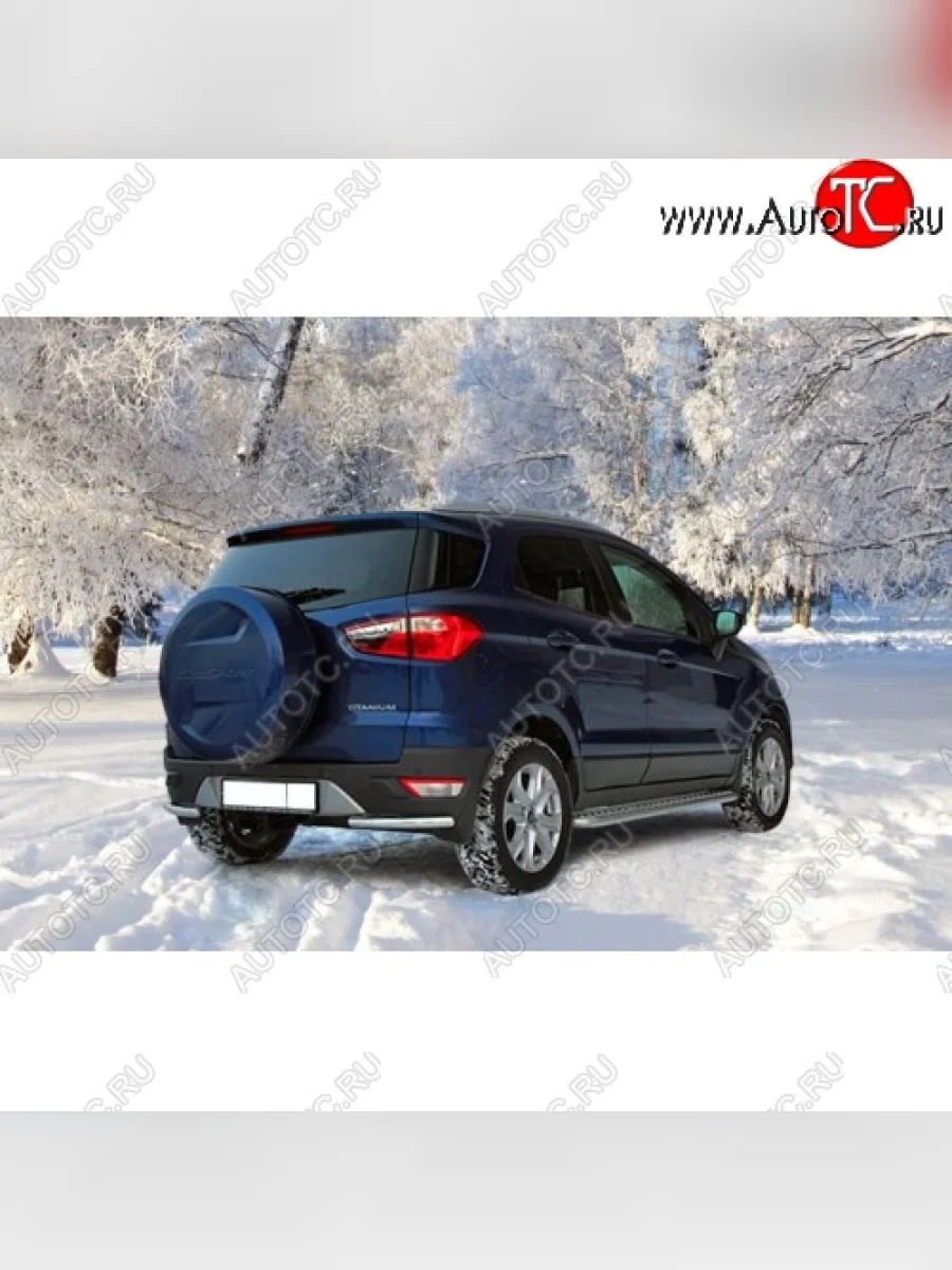 Защита заднего бампера уголки d42 Souz-96 Ford EcoSport дорестайлинг (2013-2019)  в Керчи Республика Крым