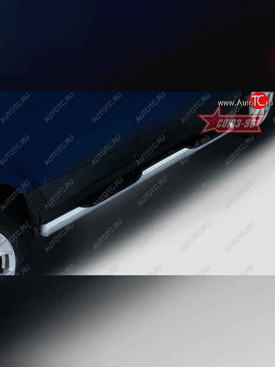 Защита порогов с проступью Souz-96 (d76)  Ford EcoSport (2013-2019)  в Самаре Самарской области