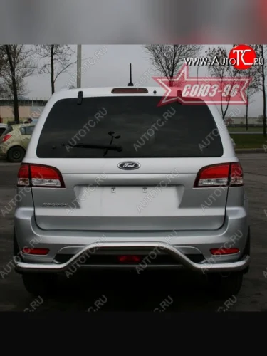 Защита заднего бампера Souz-96 (d60) Ford Escape  2 (2008-2012)