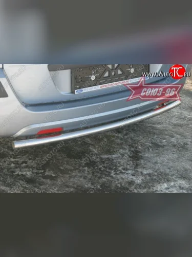 Защита заднего бампера Souz-96 (d42) Ford Fusion 1 хэтчбэк дорестайлинг (2002-2005)