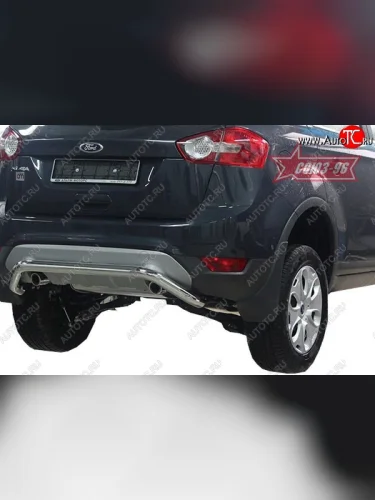 Защита заднего бампера Souz-96 (d60) Ford Kuga 1 (2008-2013)
