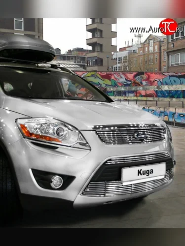 Декоративная вставка решетки радиатора Novline Ford Kuga  1 (2008-2013)