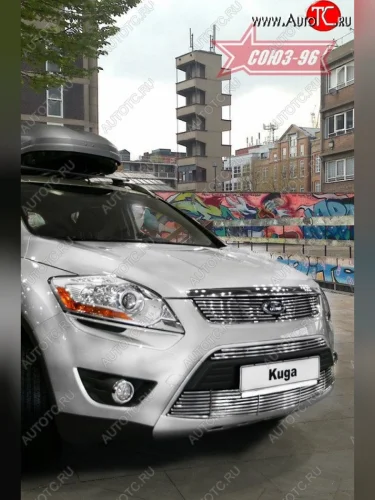 Декоративная вставка воздухозаборника в бампер Souz-96 Ford Kuga  1 (2008-2013)
