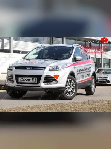 Декоративные элементы боковых воздуховодов бампера Souz-96 (d16) Ford Kuga  2 (2013-2016) дорестайлинг