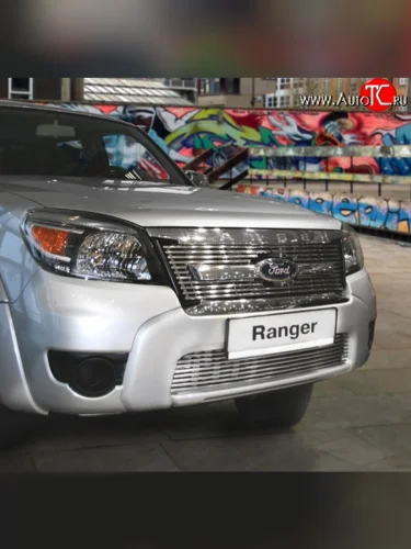 Декоративная вставка воздухозаборника Novline Ford Ranger дорестайлинг (2006-2009)